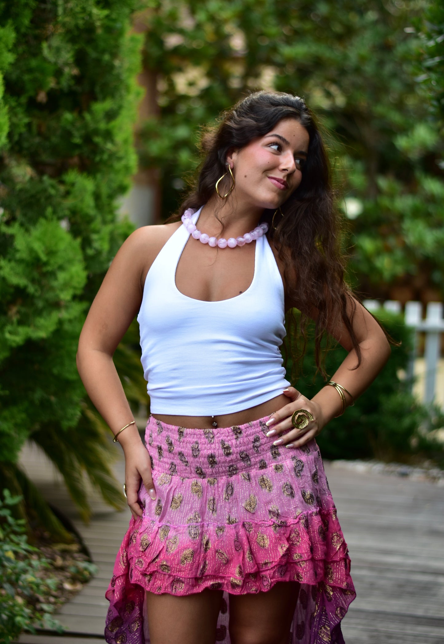 Pendientes “Lágrima Dorada”