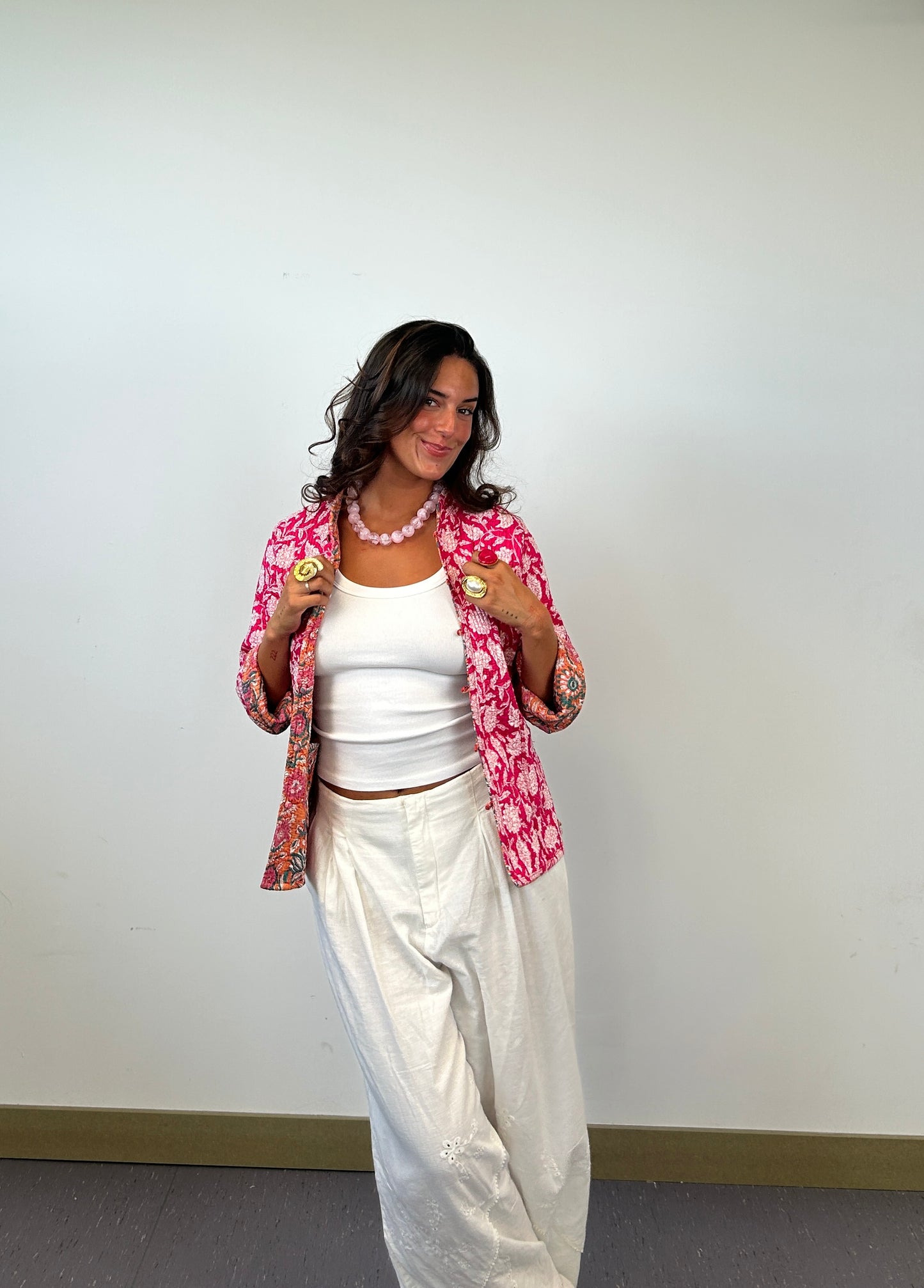 Collar “Bubble Rose”
