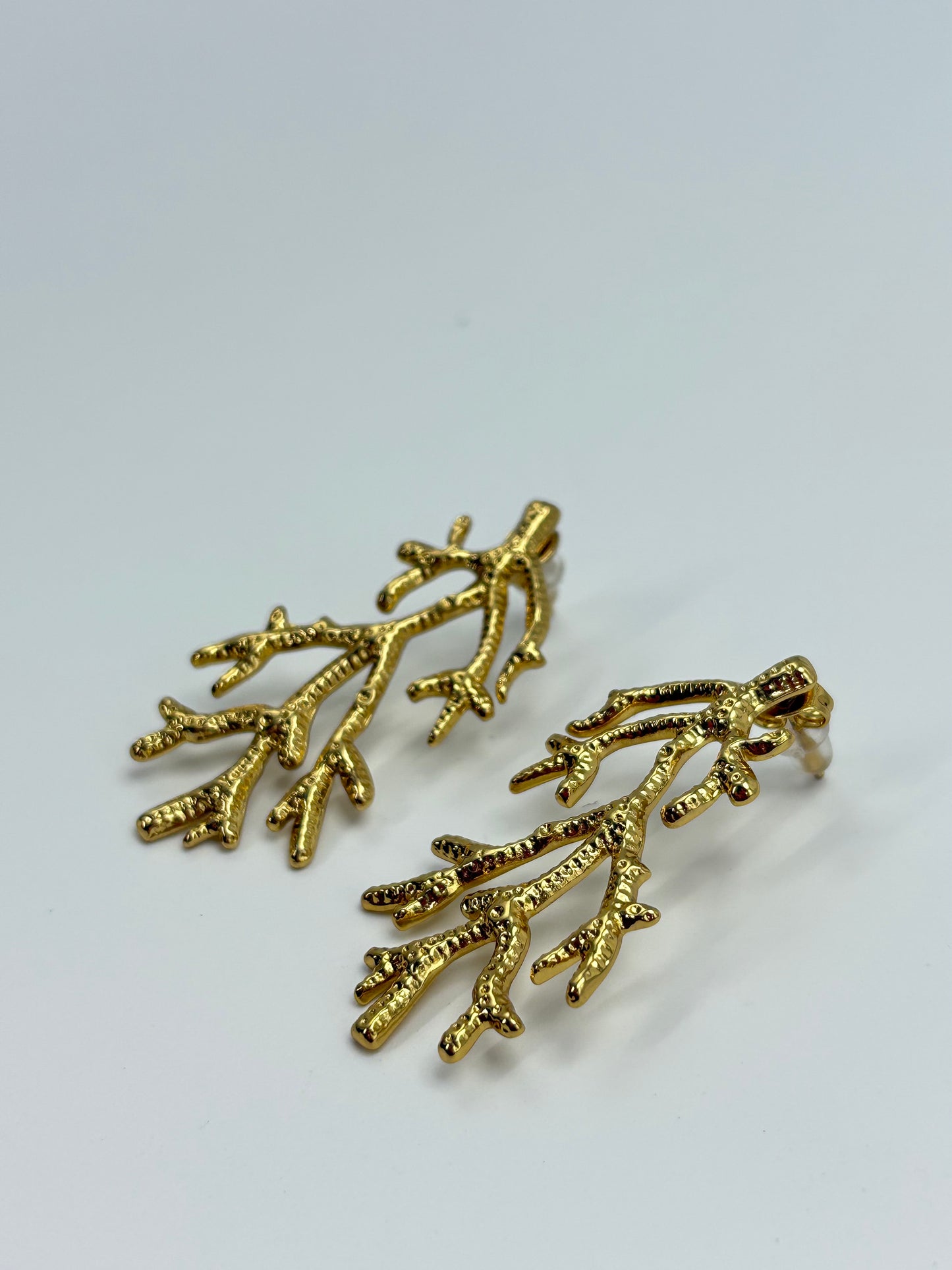 Pendientes “Coral Dorado”
