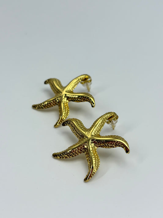 Pendientes “Estrella Dorada”