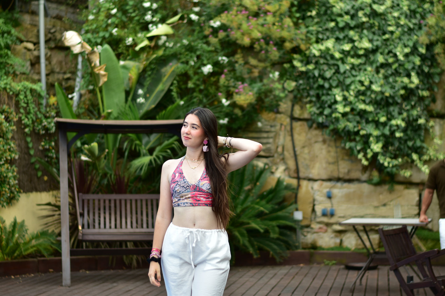 Top Halter Jaipur Rojo Tierra